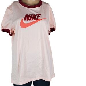 Nike Orange & Brick Red T-Shirt